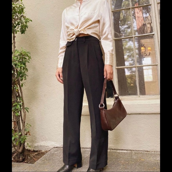 Petite Studio Mateo Pants In Black 